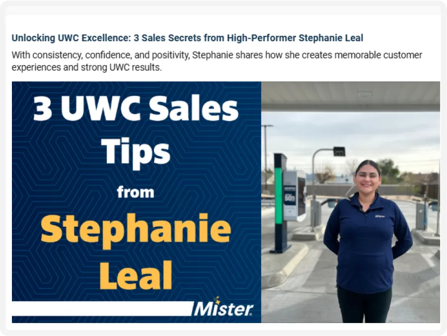 Sales tips Mister