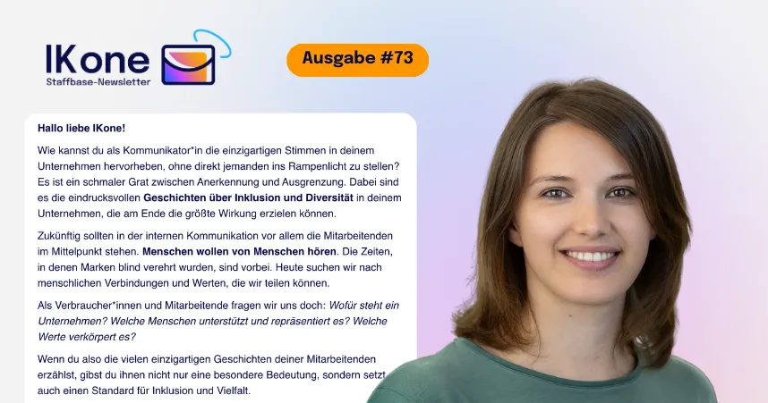 IKone #73_ 📕 Wie du dein DE&I-Storytelling um 65 % verbessern kannst