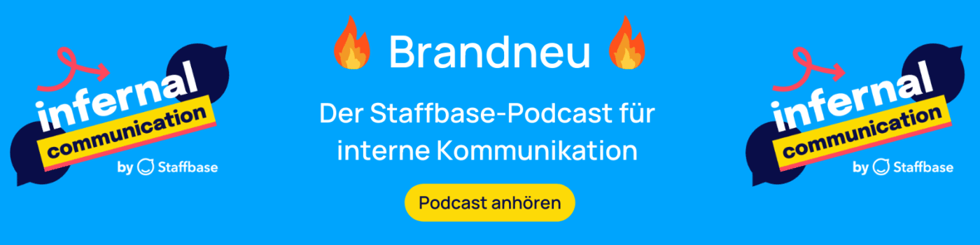 Der neue Podcast von Staffbase über interne Kommunikation: Infernal Communication