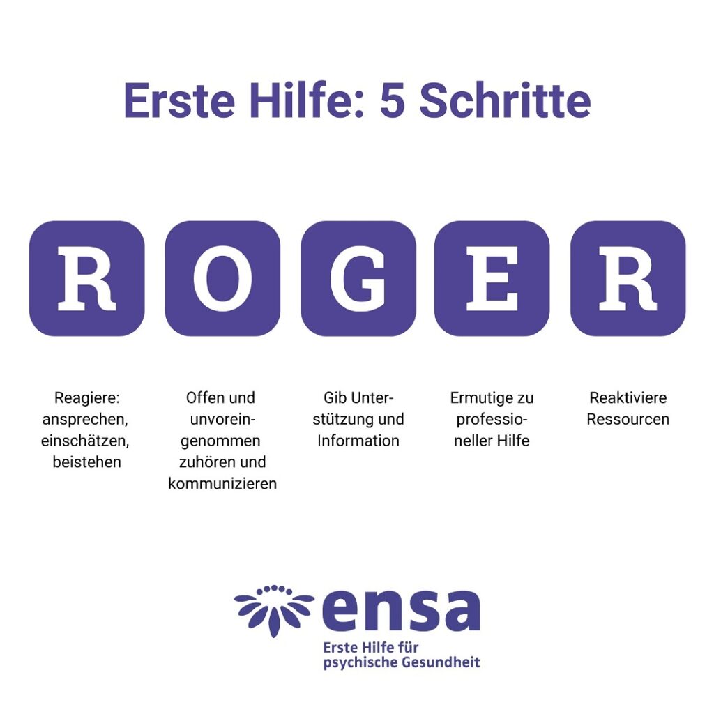 5 Schritte für erfolgreiche Erste Hilfe bei psychischen Erkrankungen