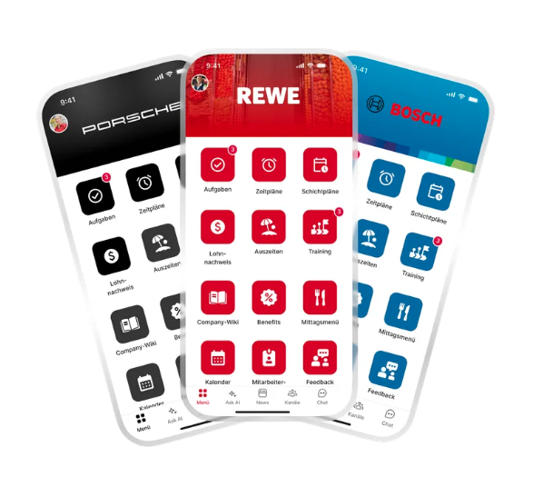 Mitarbeiter-App von Flip