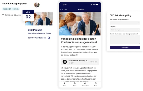 Leadership voice screen