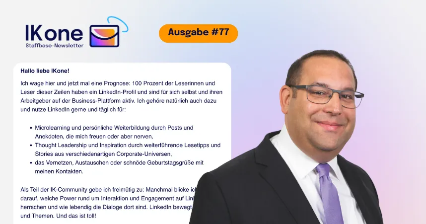IKone #77_ LinkedIn statt Intranet_ Bitte nicht!