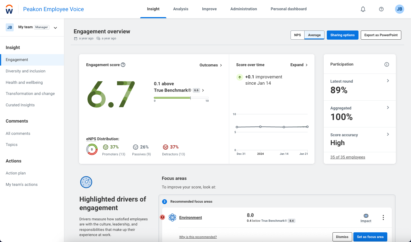Workday Peakon Screenshot