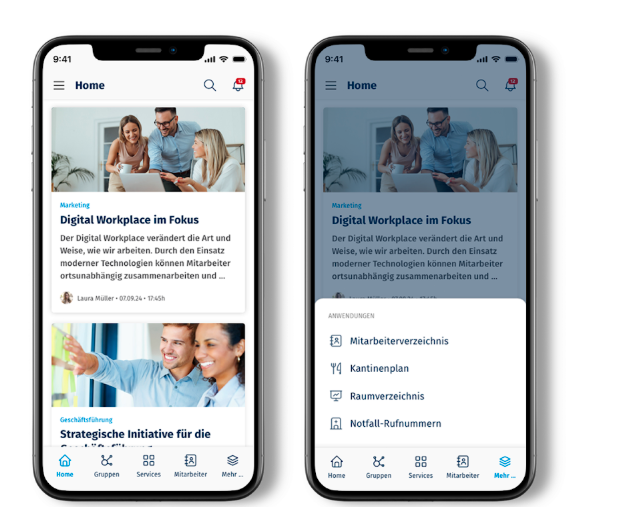 Mitarbeiter-App von neocosmo