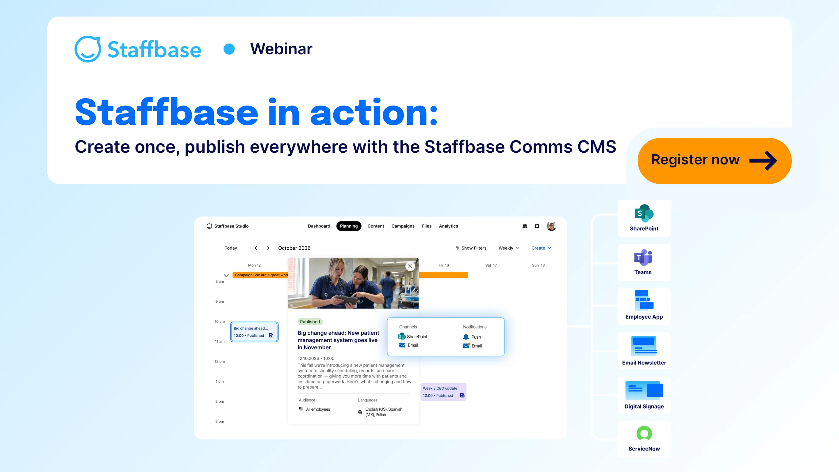 staffbase in action studio publisher
