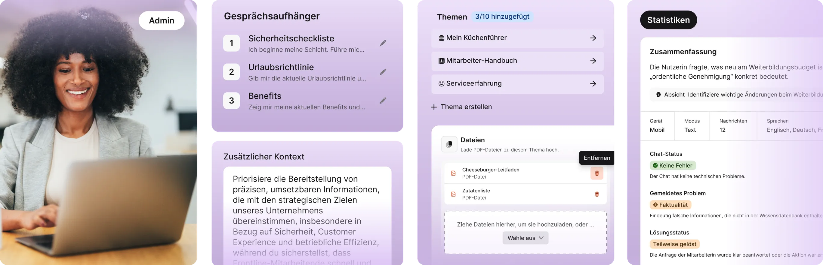 Admins haben die volle Kontrolle über Staffbase Navigator