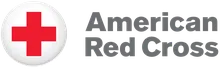 Logo of the American Red Cross with a red cross symbol inside a white circle and the text "American Red Cross" in gray.