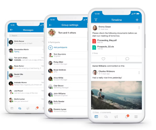Mitarbeiter-App von Speakap