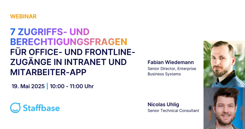 Identity- und Access Management Webinar