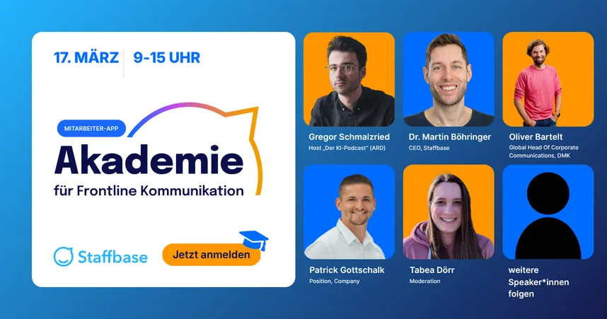 Akademie für Frontline | Speaker