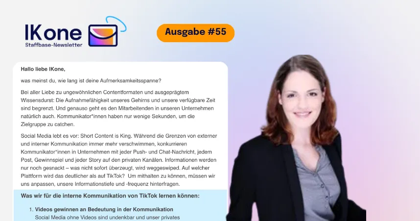 IKone #55_ 3 Learnings von TikTok für die interne Kommunikation