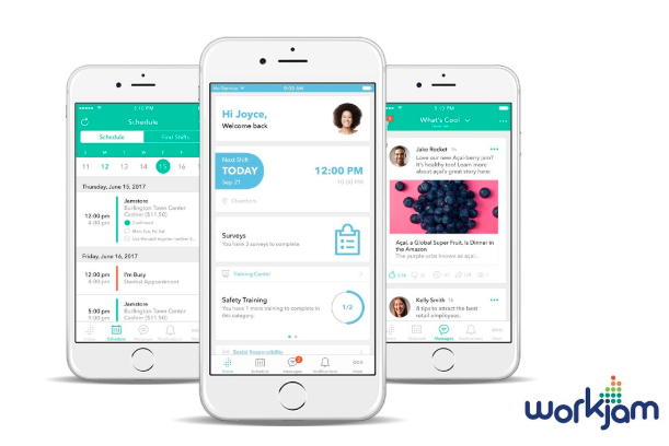 Mitarbeiter-App von Workjam