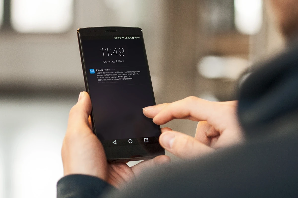 Push-Nachrichten Staffbase