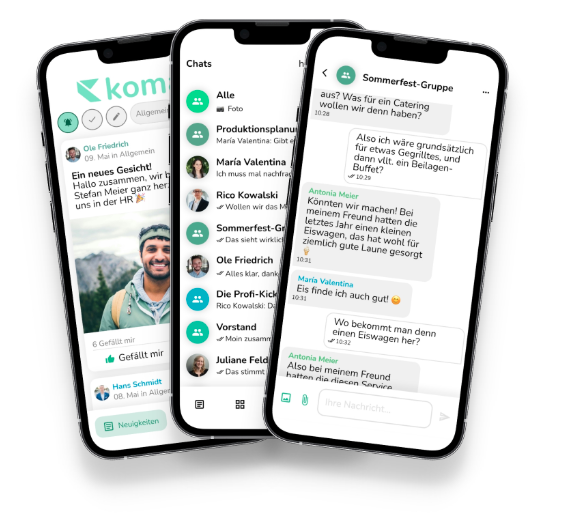 Mitarbeiter-App von komati