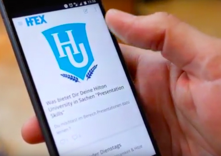 HFEX, Hilton, Mitarbeiter-App