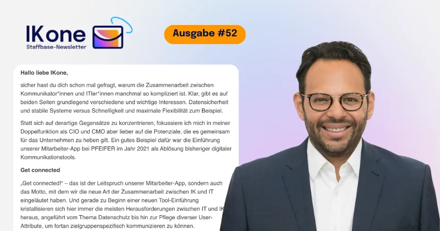 IKone #52_ Get connected! Ein Aufruf für die Zusammenarbeit zwischen IK und IT