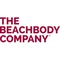 Red text reading "THE BEACHBODY COMPANY" on a white background.