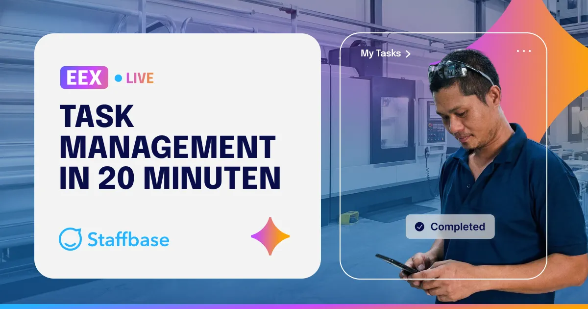 EEX Live - Task Management