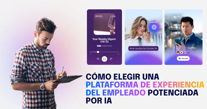 Plataforma de experiencia de empleado IA