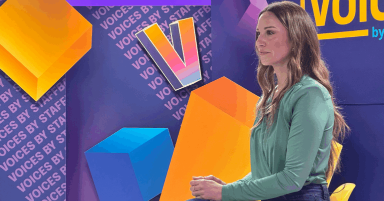 image of woman looking forward