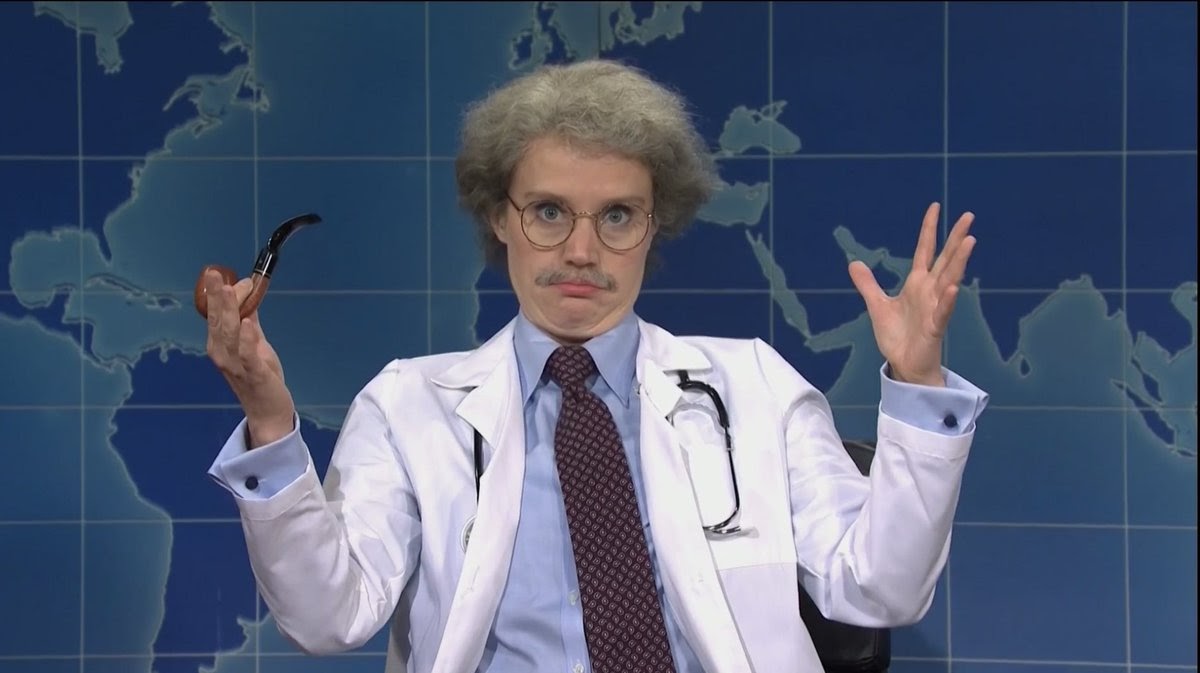 A scientist portrayed on SNL