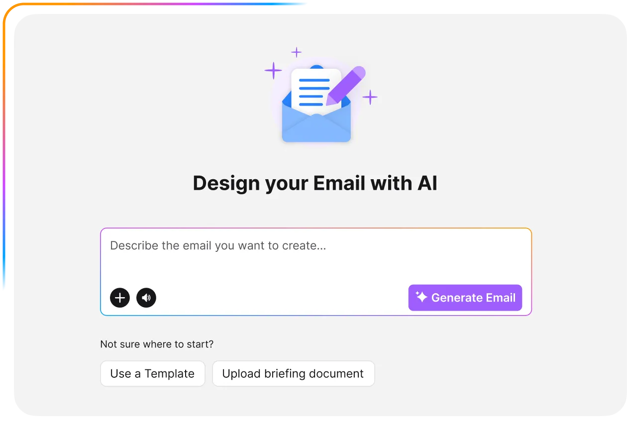 Staffbase Email prompt-based email creation