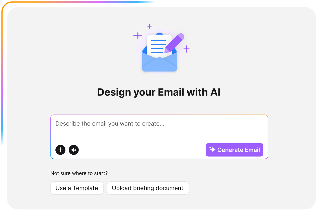 Staffbase Email prompt-based email creation