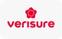 Verisure logo with a red flower-shaped symbol above the red wordmark, customer of Staffbase