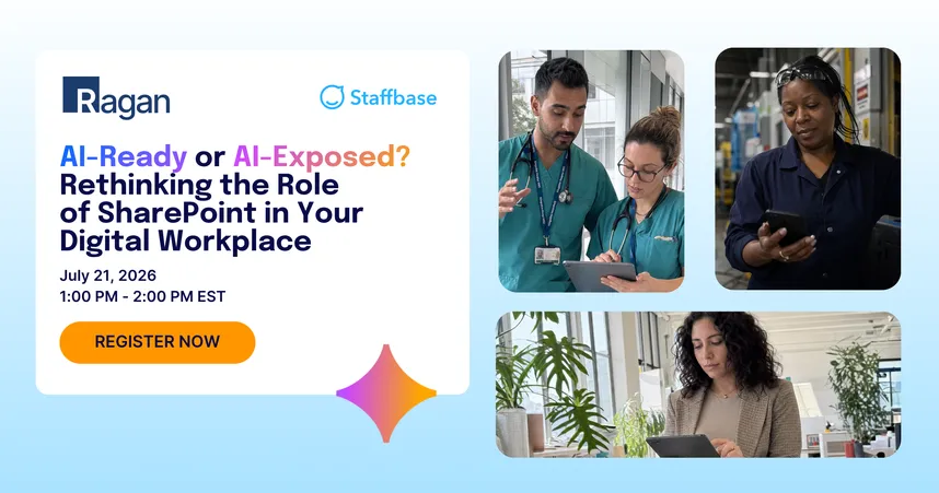 AI Ready or AI Exposed Webinar Banner with photos of industry pros