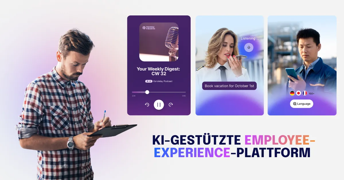 So findest du eine KI-gestützte Employee-Experience-Plattform