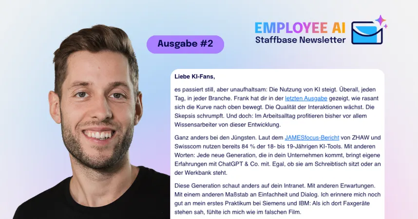 Employee AI Newsletter #2: Ist dein Intranet das Faxgerät von morgen?