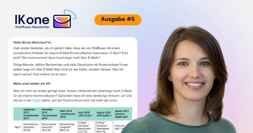IKone #5_ {{ personalization_token(_contactfirstname_, _Ikone_) }}, sind E-Mails deine (neuen) Freunde in der internen Kommunikation