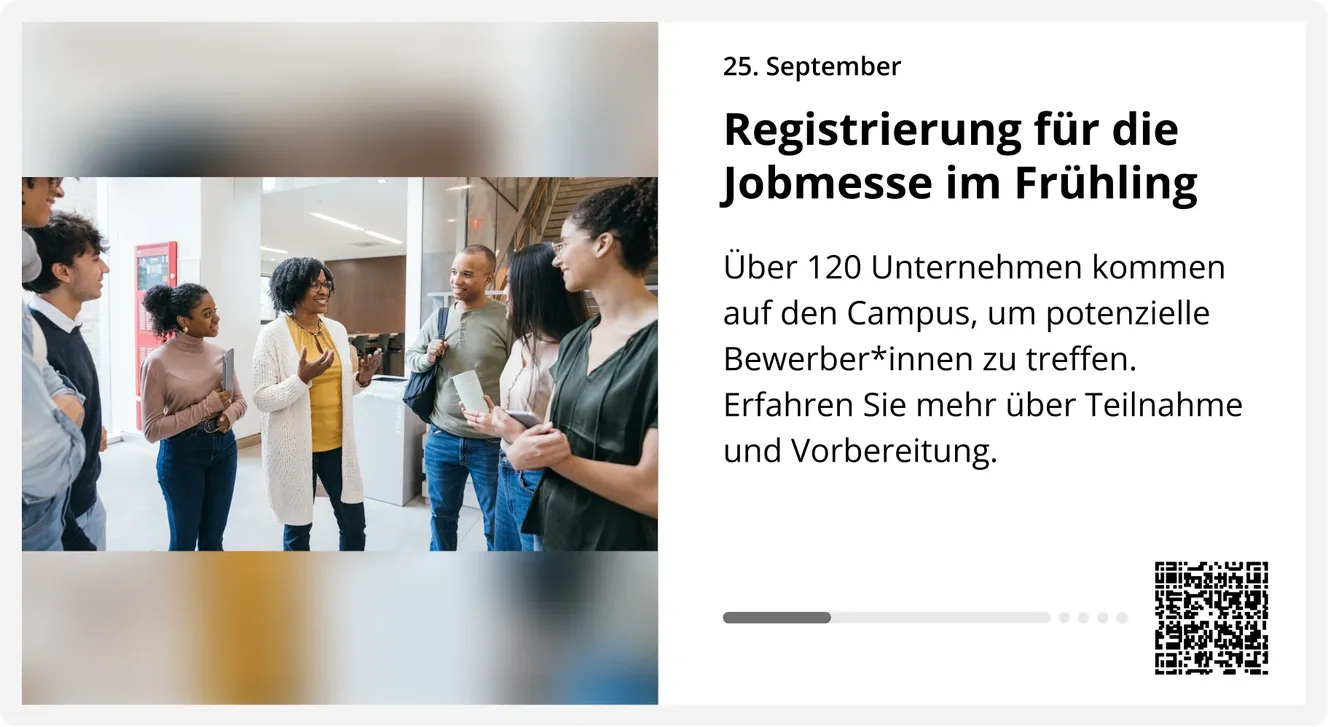 Digital signage screen