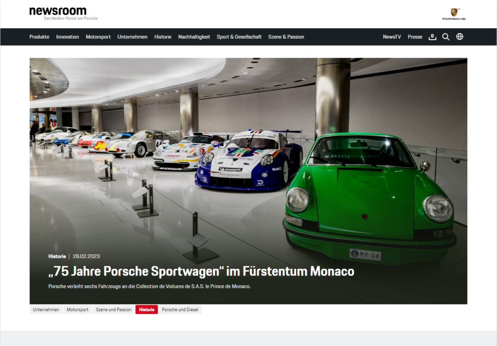 Porsche Newsroom