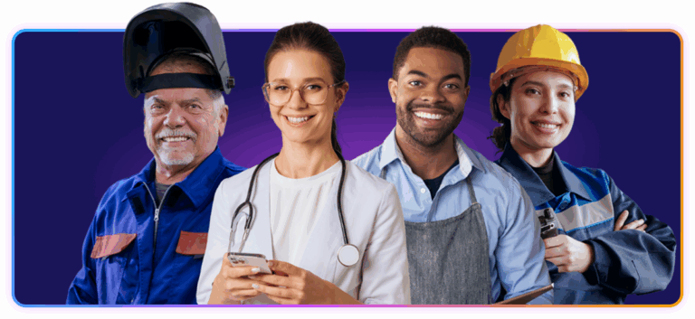 image of frotnline workers