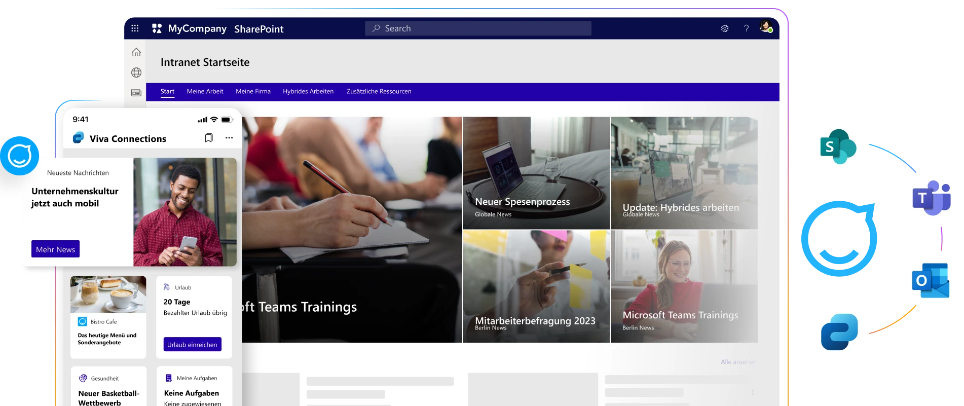 m365 & Staffbase vorschau