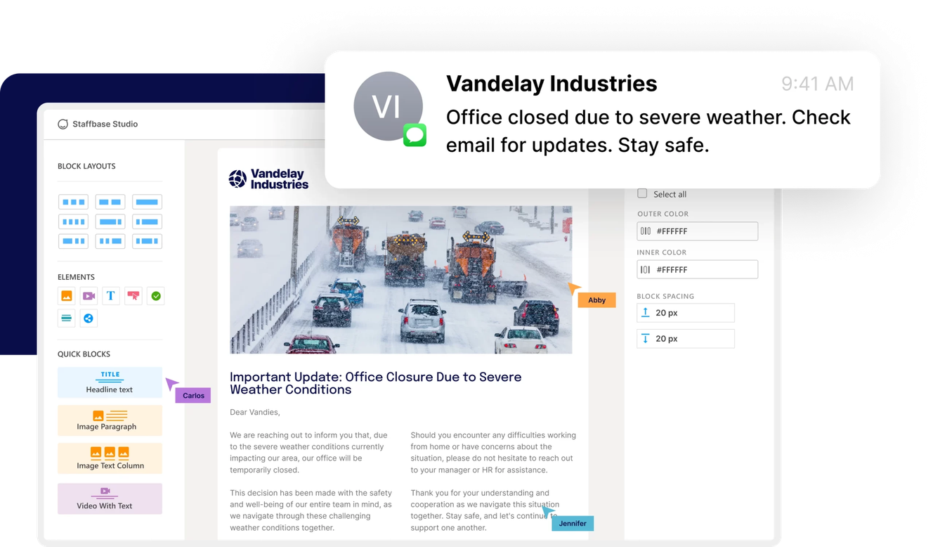 SMS added to email screen