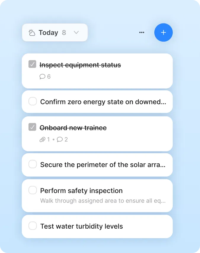 tasks