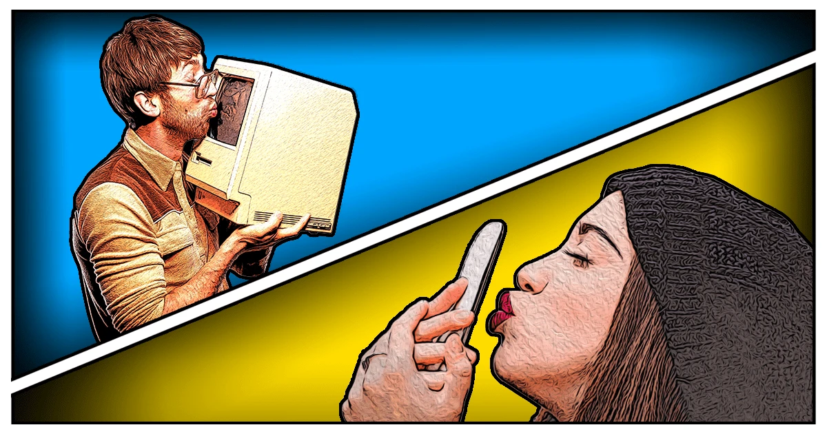 Traditionelle vs. modernes Intranet mit mobiler App