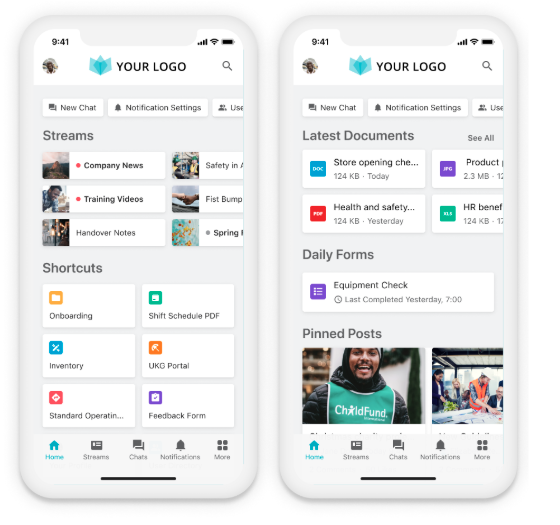 Mitarbeiter-App von Beekeeper