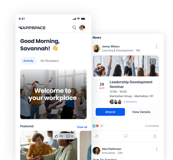 Appspace employee app